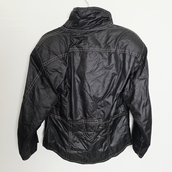 Emmegi Black Winter Ski Snow Full Zipper Closure Women's Jacket Size XS - Picture 7 of 8